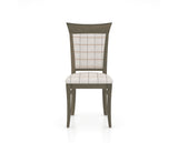 Canadel Jess Too Dining Chair in Shadow, OZ Fabric, front view