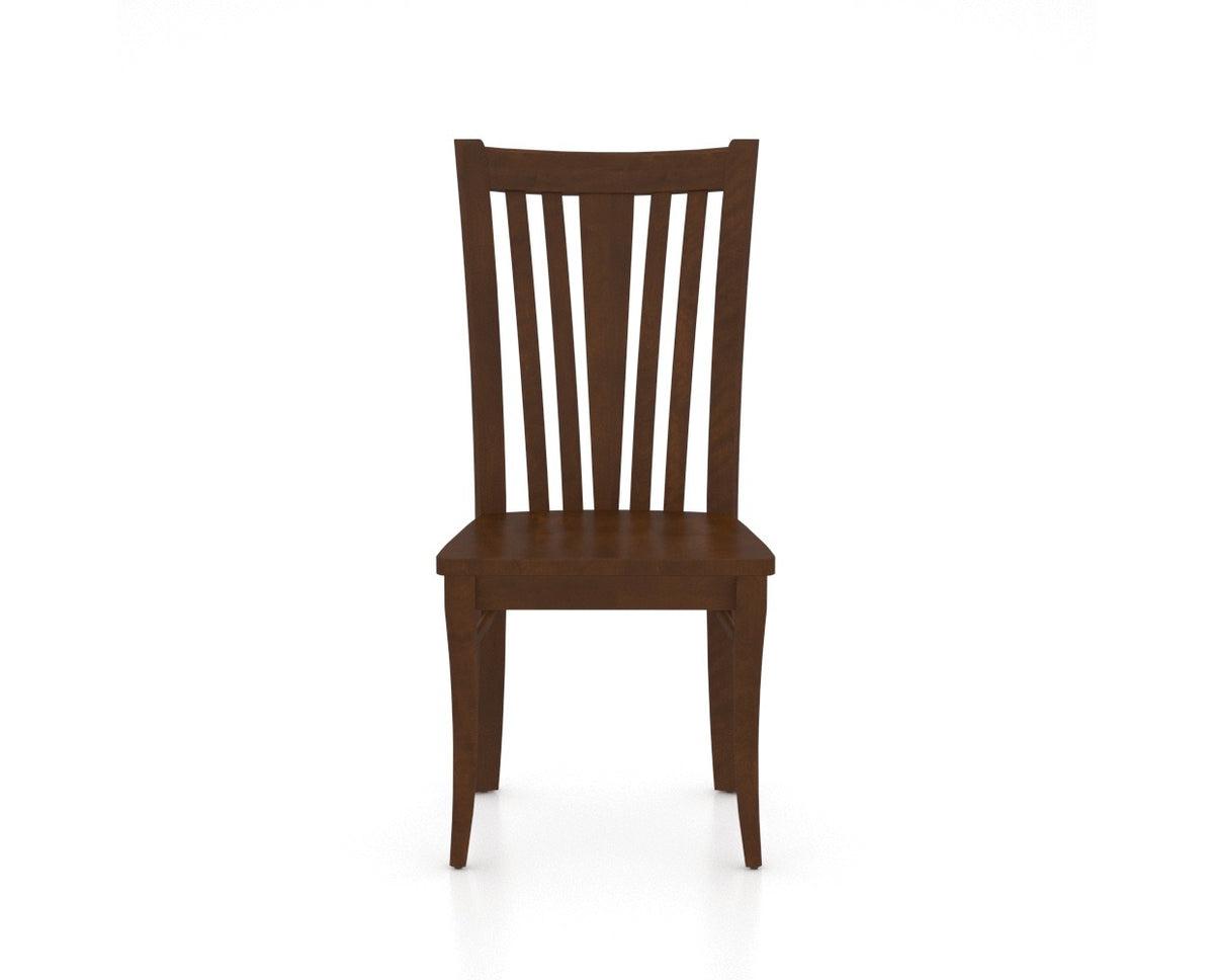 Canadel Flare Dining Chair in Cognac Washed, front view