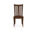 Canadel Flare Dining Chair in Cognac Washed, front view