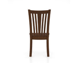 Canadel Flare Dining Chair in Cognac Washed, back view
