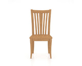 Canadel Flare Dining Chair in Caramel Washed, front view