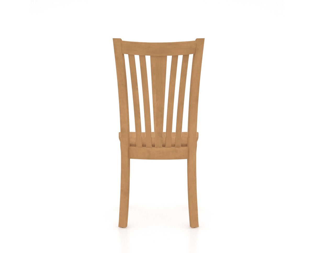 Canadel Flare Dining Chair in Caramel Washed, back view