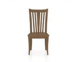 Canadel Flare Dining Chair in Pecan Washed, front view