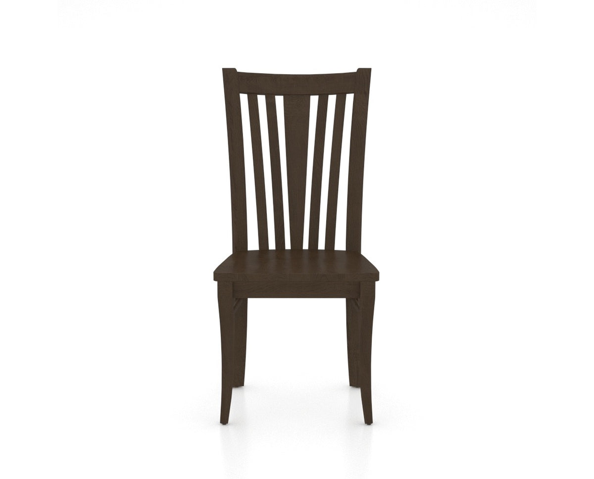 Canadel Flare Dining Chair in Hazelnut Washed, front view