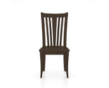 Canadel Flare Dining Chair in Hazelnut Washed, front view