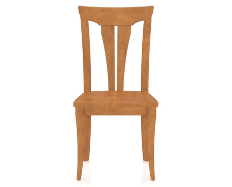 Canadel Dining Chair 0391 in Honey Washed, front view