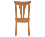 Canadel Dining Chair 0391 in Honey Washed, back view