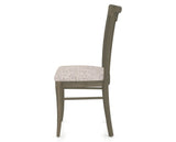 Canadel Dining Chair 0391 in FP Crypton® and 08 Shadow, side view
