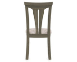 Canadel Dining Chair 0391 in FP Crypton® and 08 Shadow, back view