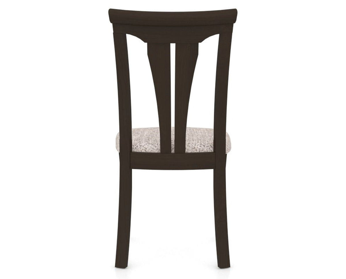 Canadel Dining Chair 0391 in FP Crypton® and 59 Davy's Grey, back view