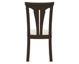 Canadel Dining Chair 0391 in FT InsideOut® and 59 Davy's Grey, back view