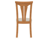 Canadel Dining Chair 0391 in Fabric TB, back view