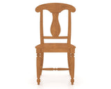 Canadel Dining Chair 0600 in Honey Washed, front view