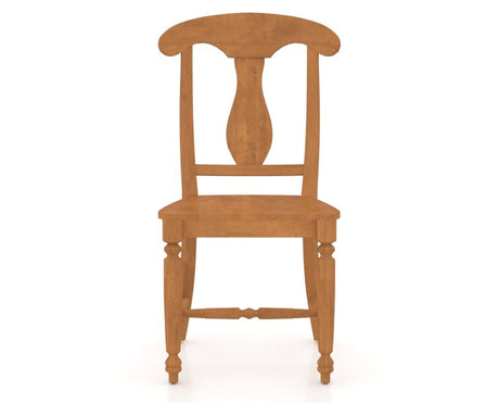 Canadel Dining Chair 0600 in Honey Washed, front view