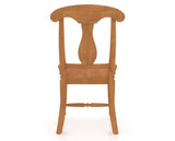 Canadel Dining Chair 0600 in Honey Washed, back view