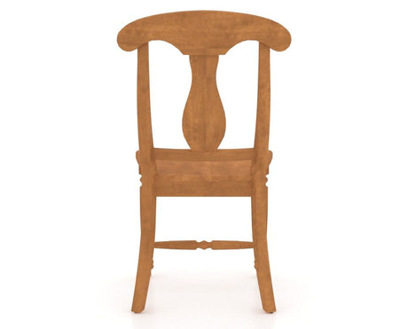 Canadel Dining Chair 0600 in Honey Washed, back view