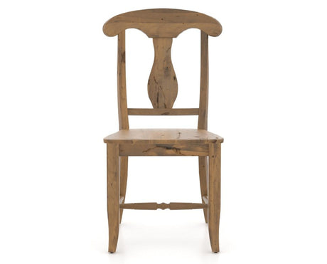 Canadel Champlain Dining Chair 0600 in Oak Washed, front view