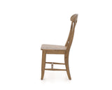 Canadel Champlain Dining Chair 0600 in Oak Washed, side view