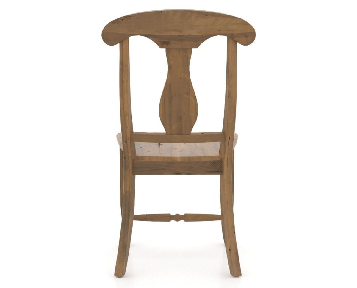 Canadel Champlain Dining Chair 0600 in Oak Washed, back view