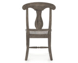 Canadel Champlain Dining Chair 0600 in Wood Seat and 08 Shadow, back view