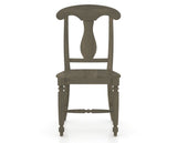 Canadel Dining Chair 0600 in Wood Seat and 08 Shadow, front view