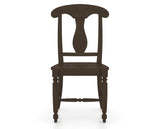 Canadel Dining Chair 0600 in Wood Seat and 29 Hazelnut Washed, front view