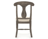 Canadel Champlain Dining Chair 0600 in 6K Sunbrella® and 08 Shadow, back view