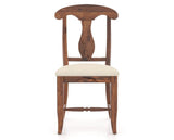 Canadel Champlain Dining Chair 0600 in 6K Sunbrella® and 33 Spice Washed, front view