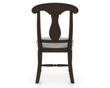 Canadel Dining Chair 0600 in 7C Fabric and 59 Davy's Grey, back view