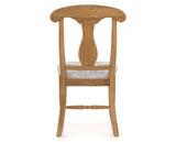 Canadel Champlain Dining Chair 0600 in FP Crypton® and 01 Honey Washed, back view