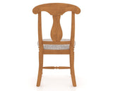 Canadel Dining Chair 0600 in FP Crypton® and 01 Honey Washed, back view