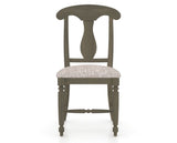 Canadel Dining Chair 0600 in FP Crypton® and 08 Shadow, front view