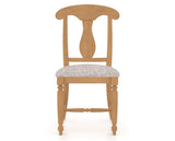 Canadel Dining Chair 0600 in FP Crypton® and 20 Caramel Washed, front view