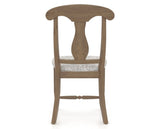 Canadel Champlain Dining Chair 0600 in FP Crypton® and 25 Pecan Washed, back view