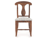 Canadel Champlain Dining Chair 0600 in FP Crypton® and 33 Spice Washed, front view