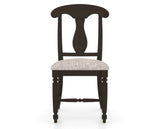 Canadel Dining Chair 0600 in FP Crypton® and 59 Davy's Grey, front view