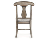 Canadel Champlain Dining Chair 0600 in FP Crypton® and 72 Heritage Nature, back view