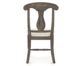 Canadel Champlain Dining Chair 0600 in FT InsideOut® and 08 Shadow, back view