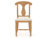Canadel Dining Chair 0600 in FT InsideOut® and 20 Caramel Washed, front view