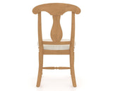 Canadel Dining Chair 0600 in FT InsideOut® and 20 Caramel Washed, back view
