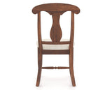 Canadel Champlain Dining Chair 0600 in FT InsideOut® and 33 Spice Washed, back view