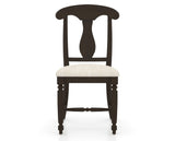 Canadel Dining Chair 0600 in FT InsideOut® and 59 Davy's Grey, front view
