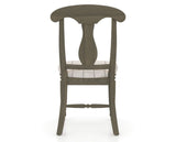 Canadel Dining Chair 0600 in OZ Fabric and 08 Shadow, back view