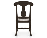 Canadel Dining Chair 0600 in OZ Fabric and 59 Davy's Grey, back view