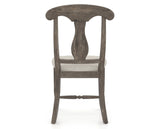 Canadel Champlain Dining Chair 0600 in TB Fabric and 08 Shadow, back view