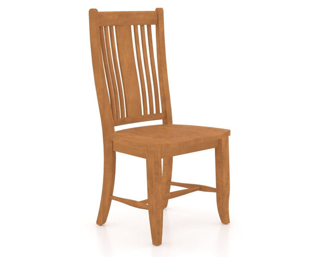 Canadel Dining Chair 2250 in Honey Washed, three-quarter view