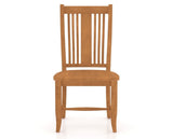 Canadel Dining Chair 2250 in Honey Washed, front view