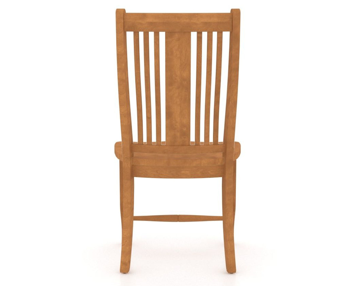 Canadel Dining Chair 2250 in Honey Washed, back view