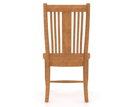 Canadel Dining Chair 2250 in Honey Washed, back view