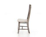 Canadel Champlain Lloyd Dining Chair in Heritage Nature, side view